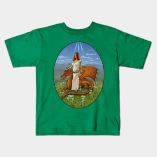 Strength from the Celtic Tarot Kids T-Shirt